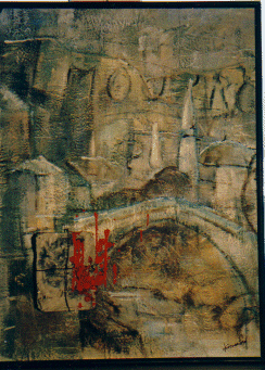 Mostar, par Jacky Grossiord, peintre franais